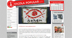 Desktop Screenshot of escola-popular.de