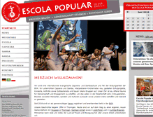 Tablet Screenshot of escola-popular.de